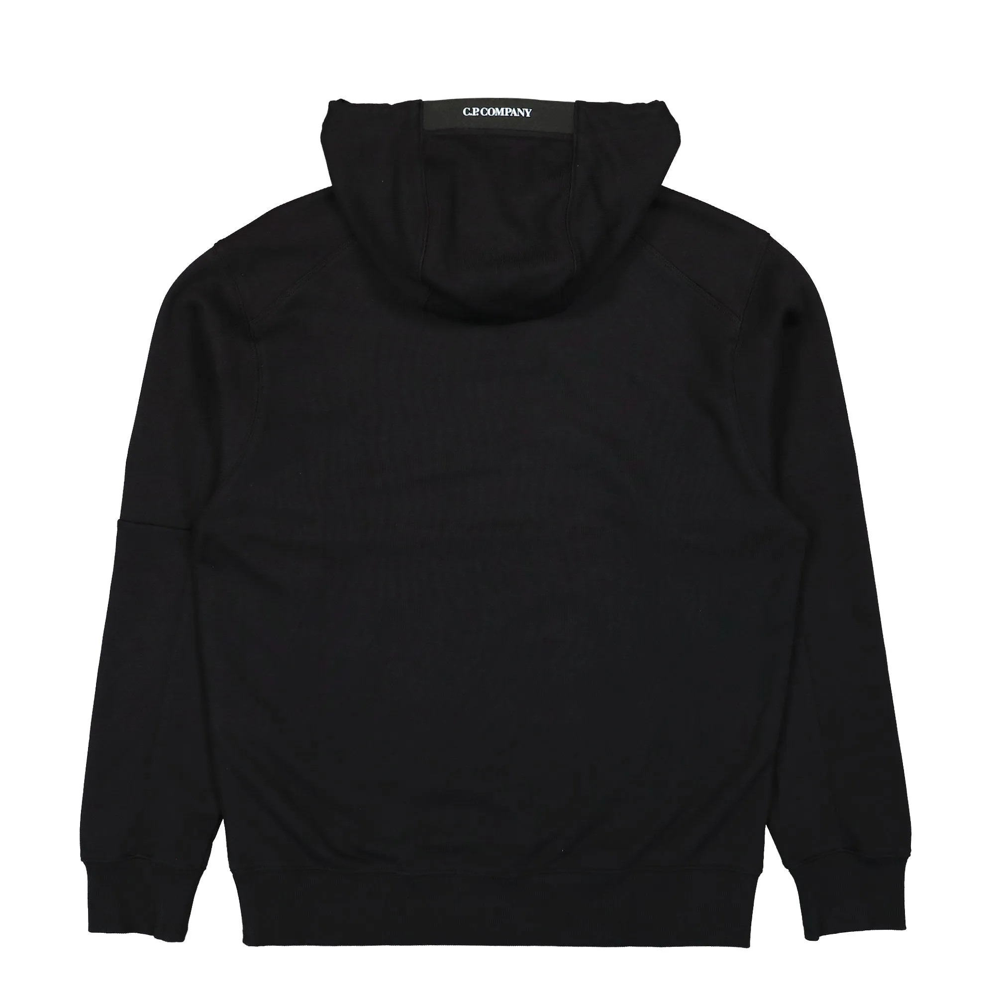 Diagonal Raised Fleece Lens Hooded Sweatshirt