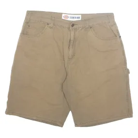 DICKIES Cargo Carpenter Mens Workwear Shorts Beige L W36