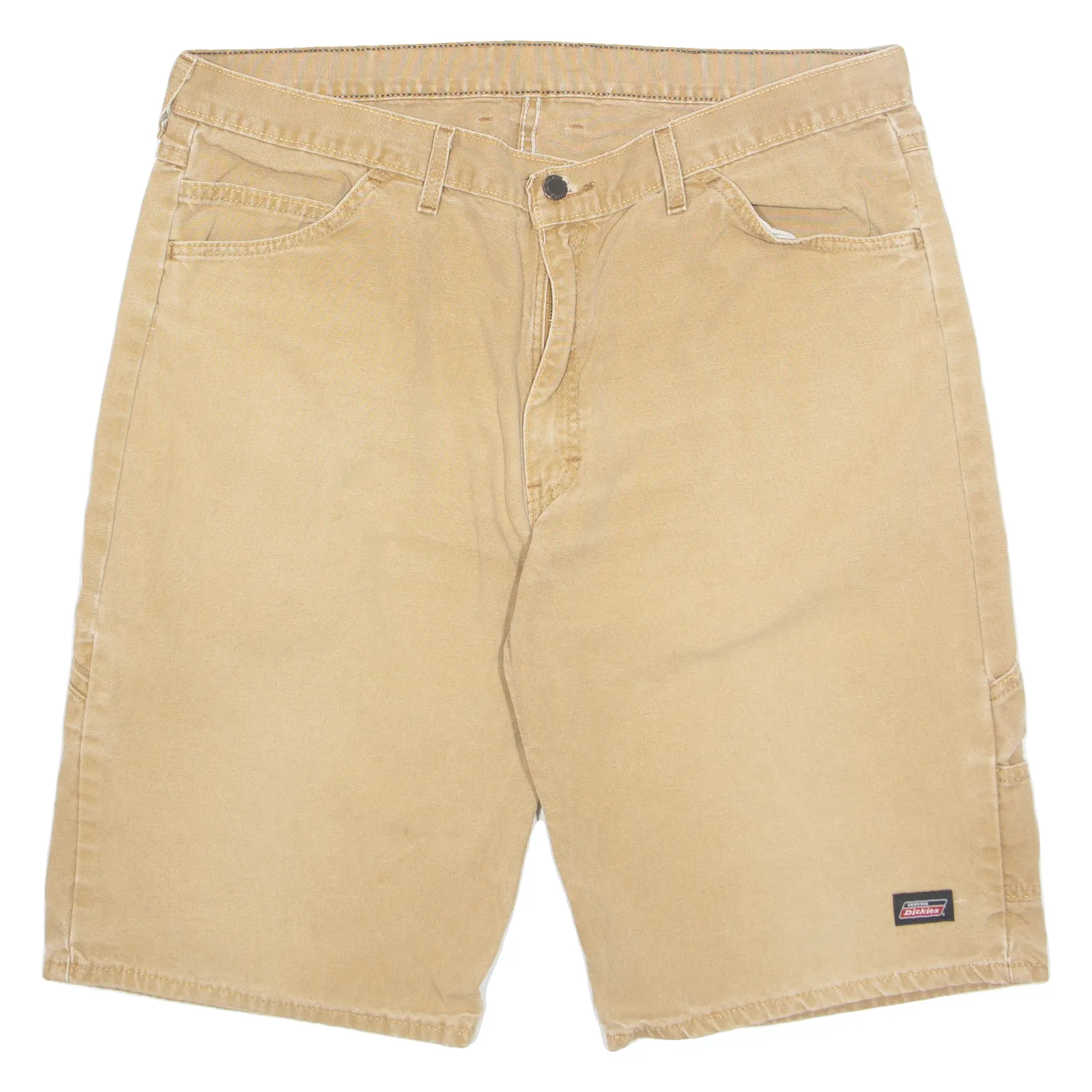 DICKIES Cargo Mens Workwear Shorts Beige XL W38