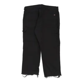 Dickies Carpenter Trousers - 36W 24L Black Cotton