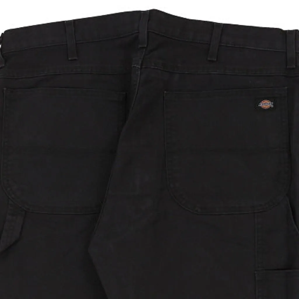 Dickies Carpenter Trousers - 36W 24L Black Cotton