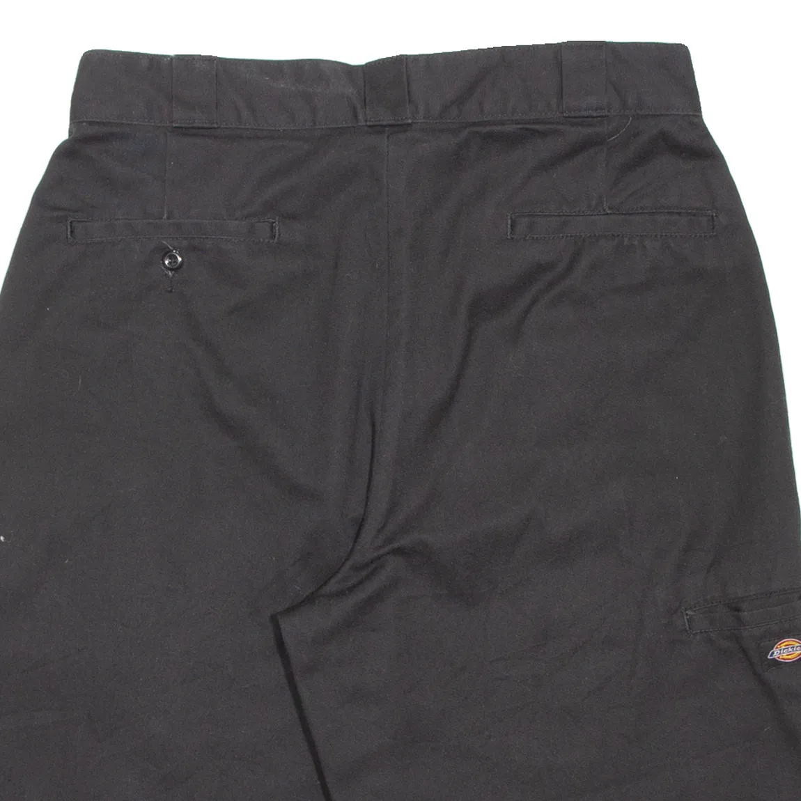 DICKIES Loose Fit Mens Workwear Shorts Black Loose M W34