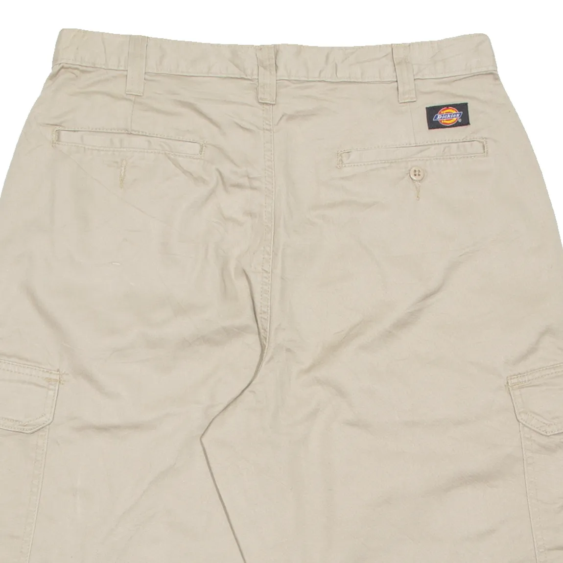 DICKIES Mens Workwear Shorts Beige Relaxed M W32