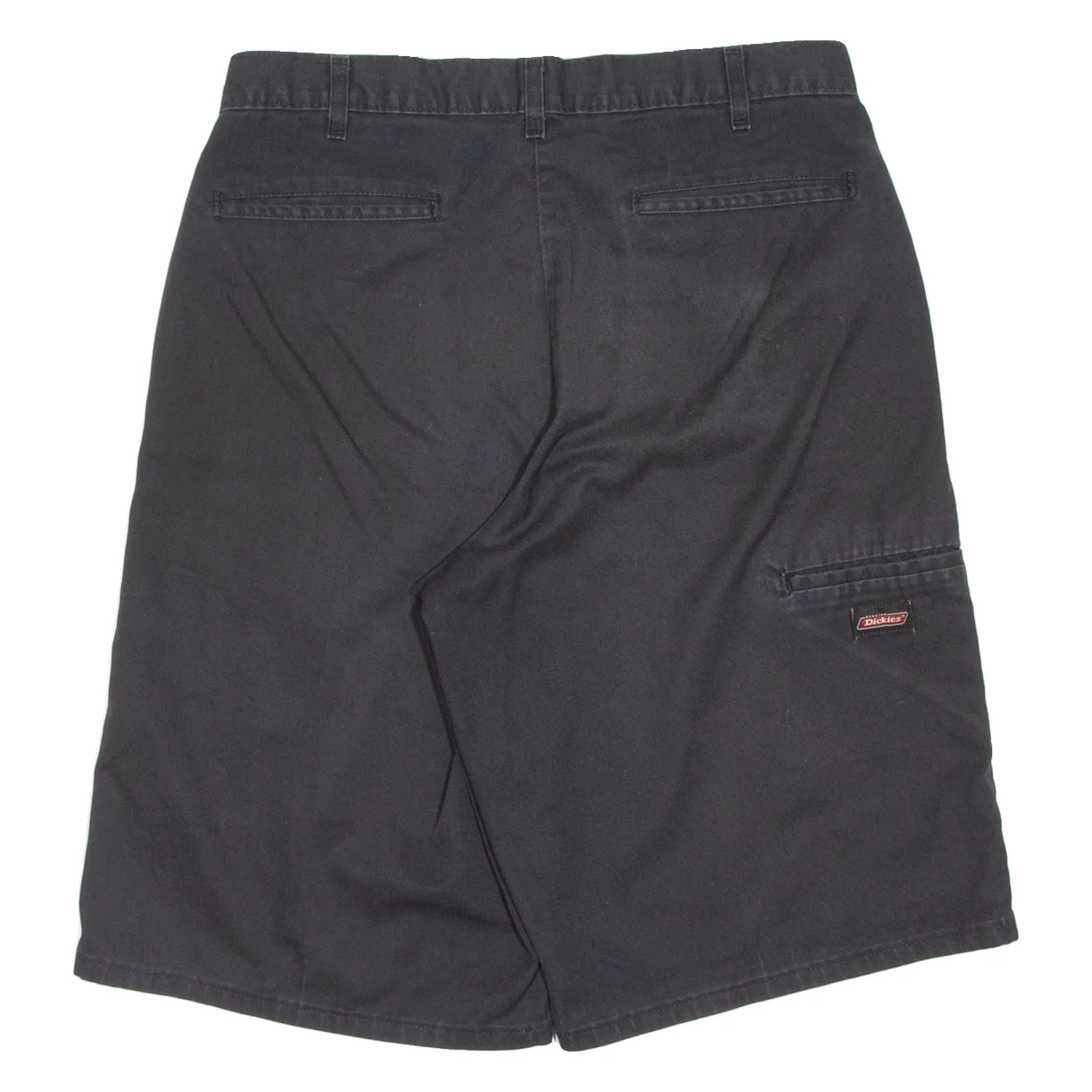 DICKIES Mens Workwear Shorts Black Relaxed M W32