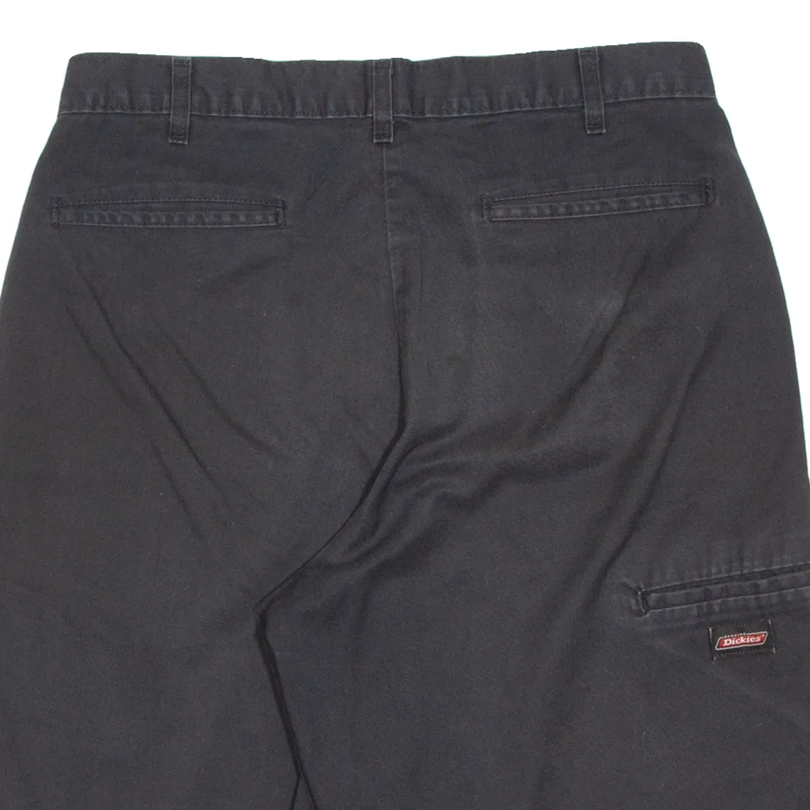 DICKIES Mens Workwear Shorts Black Relaxed M W32