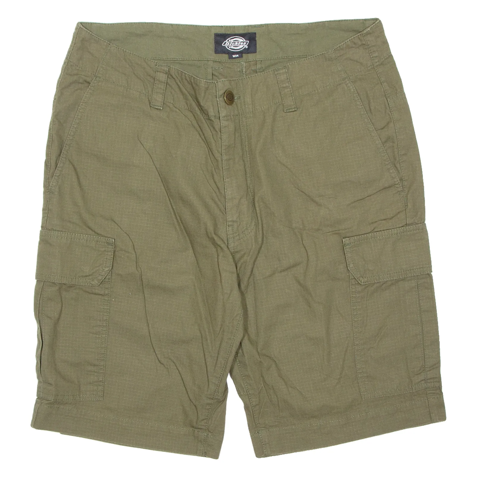 DICKIES Mens Workwear Shorts Green M W34