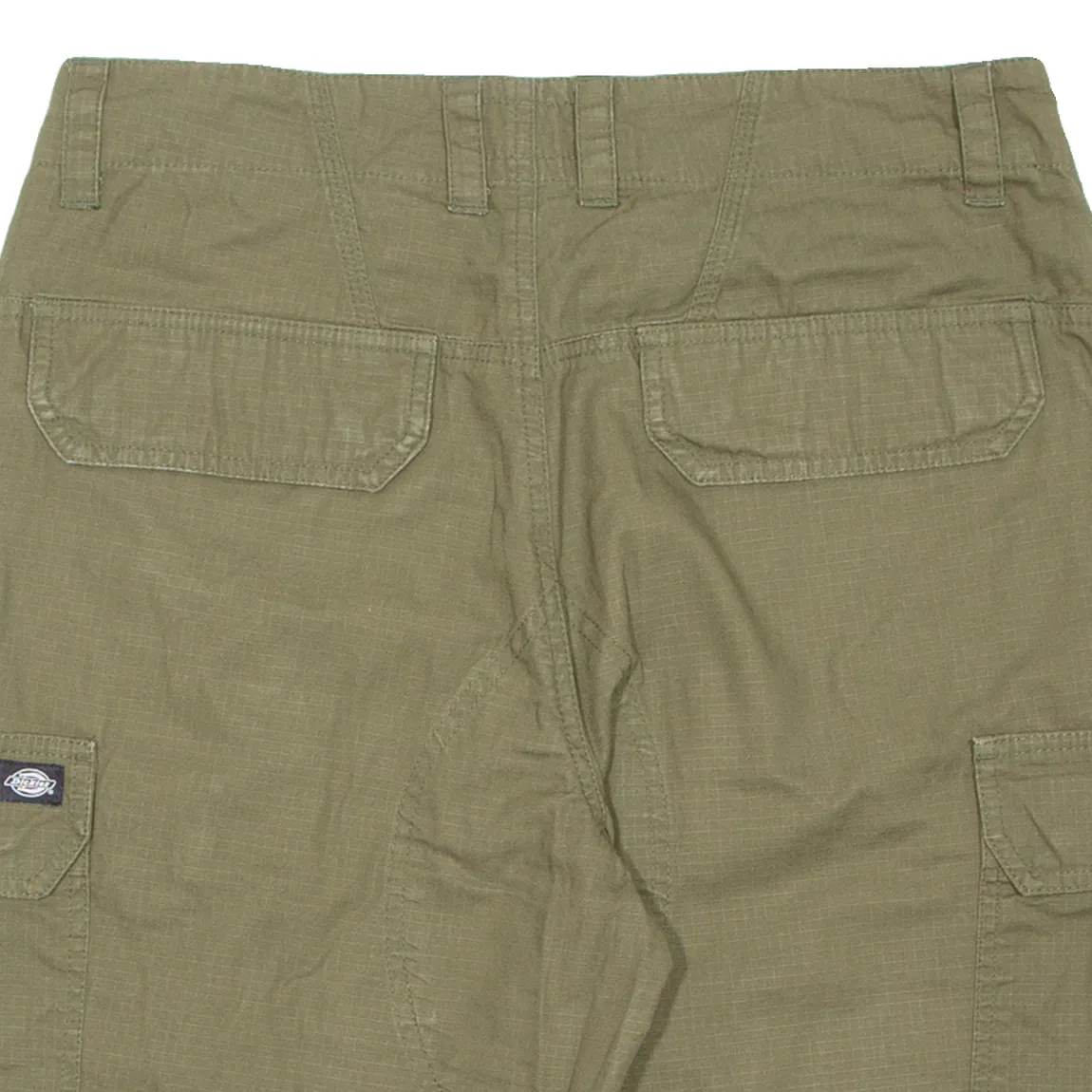 DICKIES Mens Workwear Shorts Green M W34