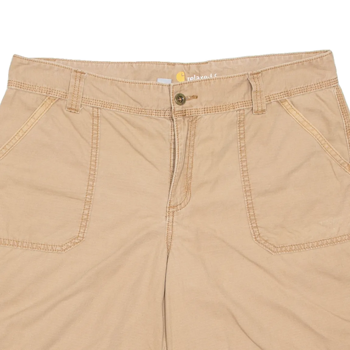 DICKIES Womens Workwear Shorts Brown Relaxed XL W38