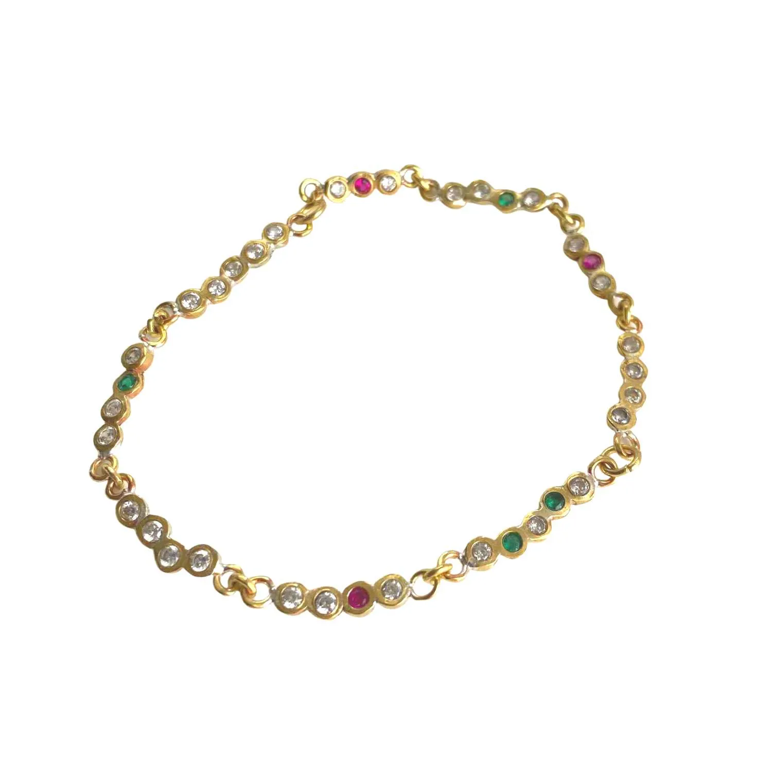 Disco Dot Tennis Bracelet