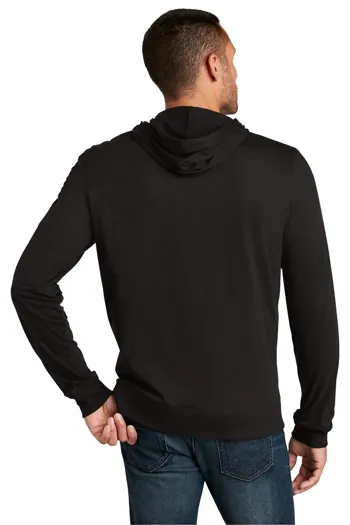 District - Young Mens Lightweight Jersey Full-Zip Hoodie. DT1100