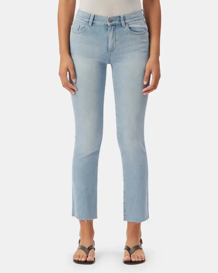 DL1961    Mara Straight Instasculpt Straight Jeans Blue Bay