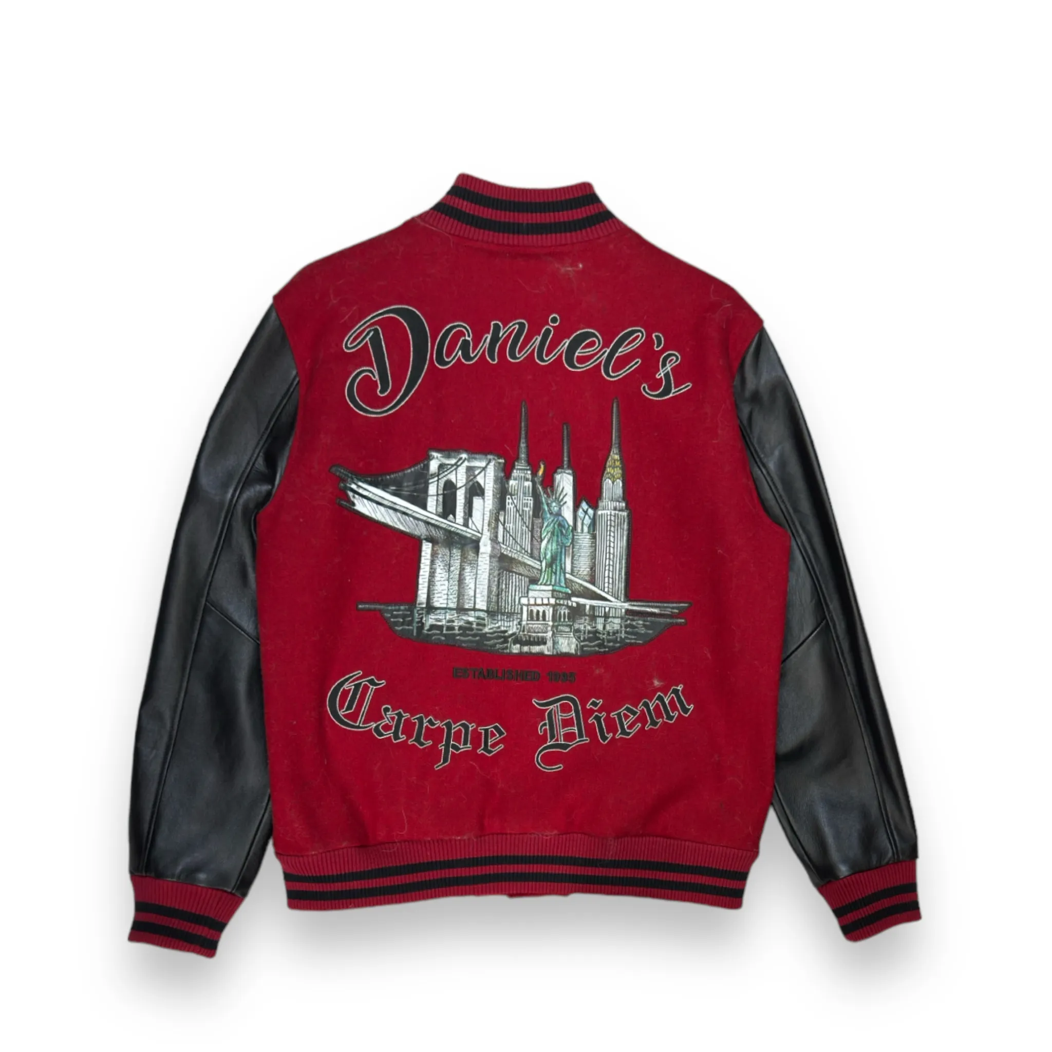 DLNYC Carpe Diem Varsity Jacket - Daniel's Leather