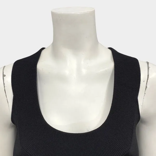 Dolce&Gabbana women's knitted black vest top