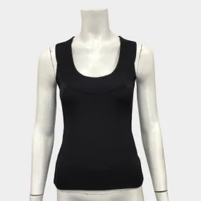 Dolce&Gabbana women's knitted black vest top