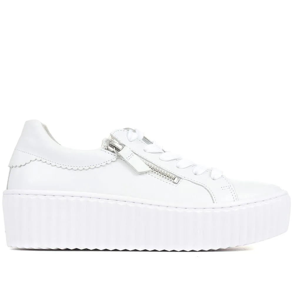 Dolly Leather Platform Trainers - GAB35502 / 321 585