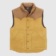 Double RL Leather Down Vest