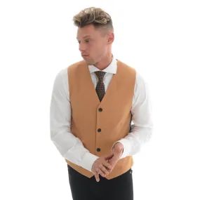 Driffield Moleskin Waistcoat Camel