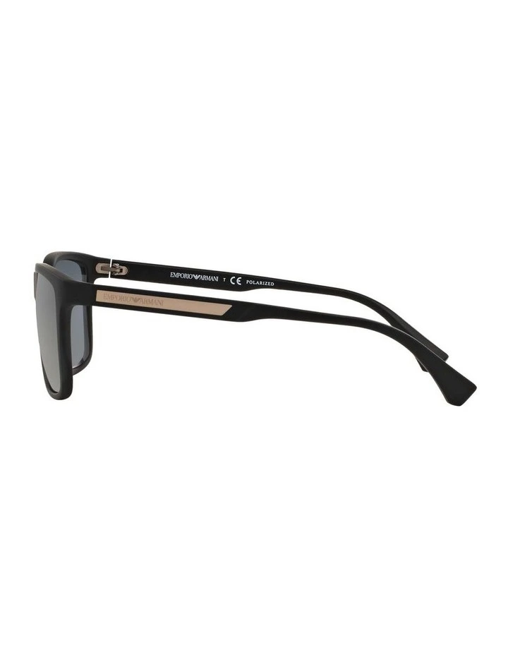 EA4047 Black Polarised Sunglasses