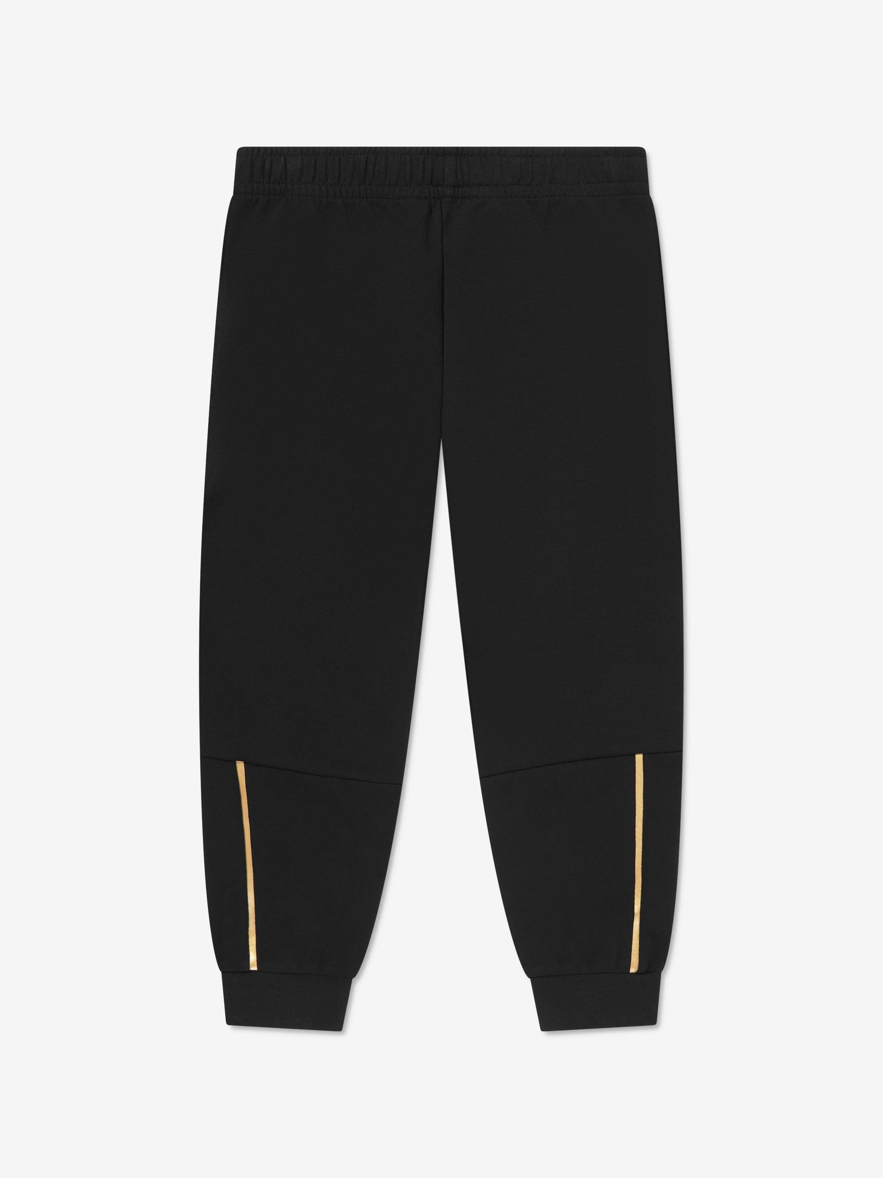 EA7 Emporio Armani Boys Gold Label Joggers in Black