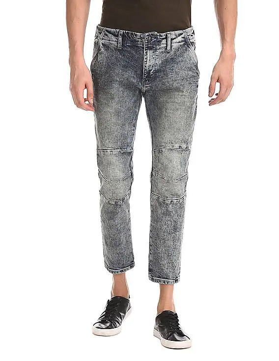 Ed Hardy Dagger Slim Fit Acid Wash Jeans