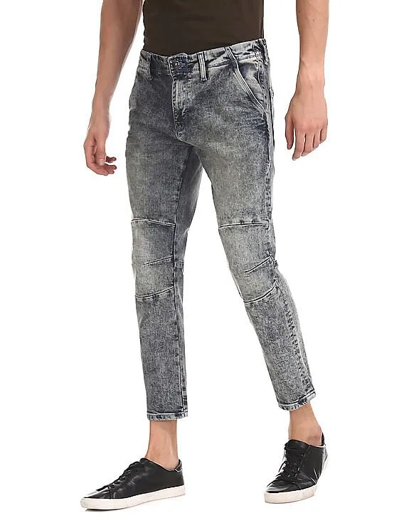 Ed Hardy Dagger Slim Fit Acid Wash Jeans