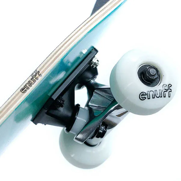 Enuff Skateboards Geometric Factory Complete Skateboard Green 8