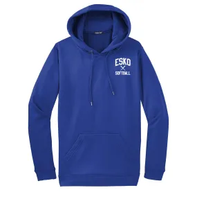 Esko Softball Sport-Wick Fleece Hooded Pullover (Left Chest)