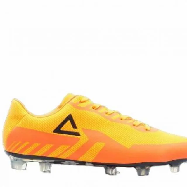 [ew9279f] mens peak fg fluorescent orange firm ground soccer cleats