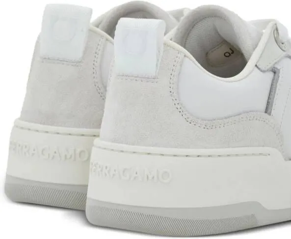 Ferragamo Gancini lace-up sneakers White