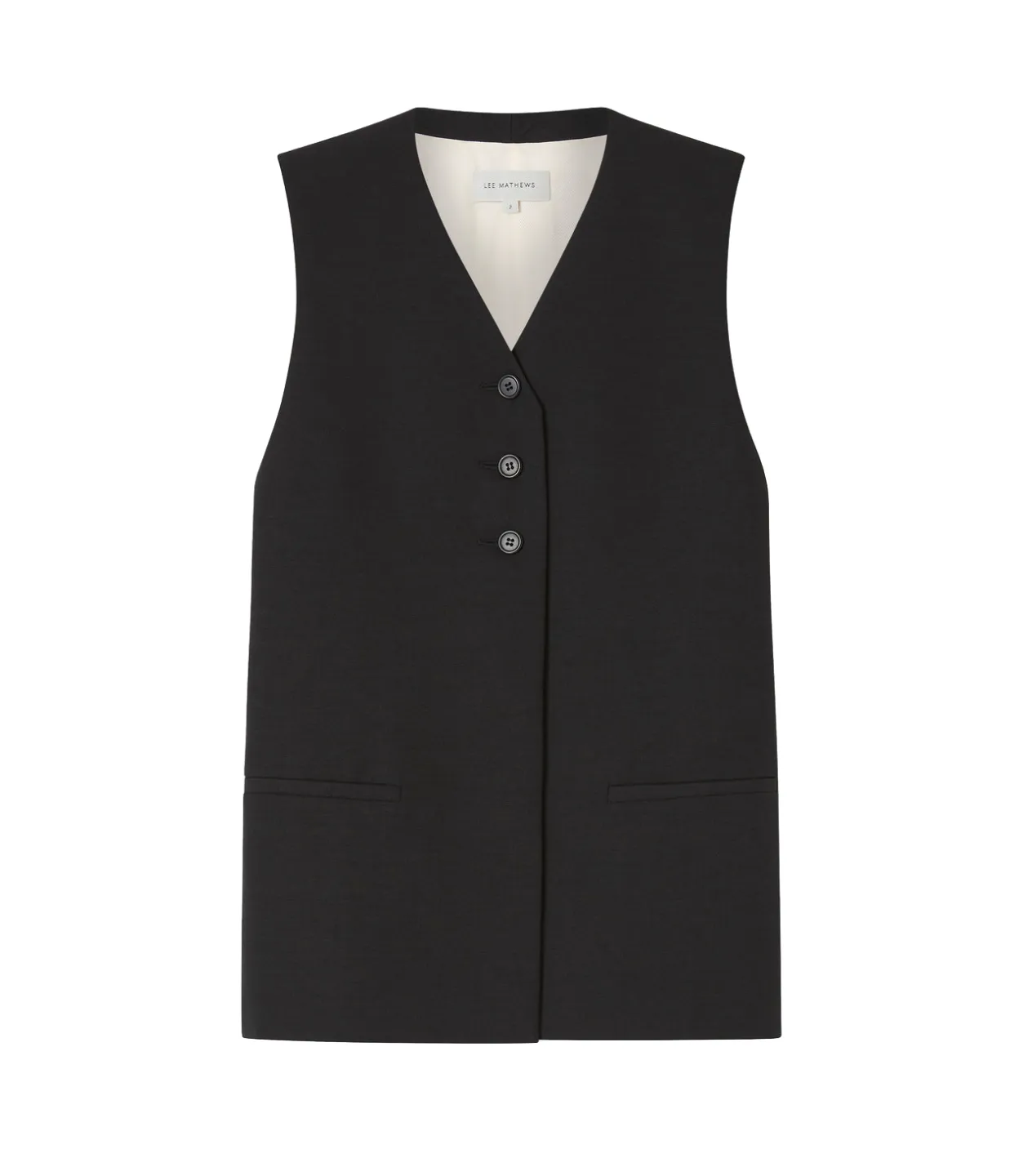 Fiore Vest in Black
