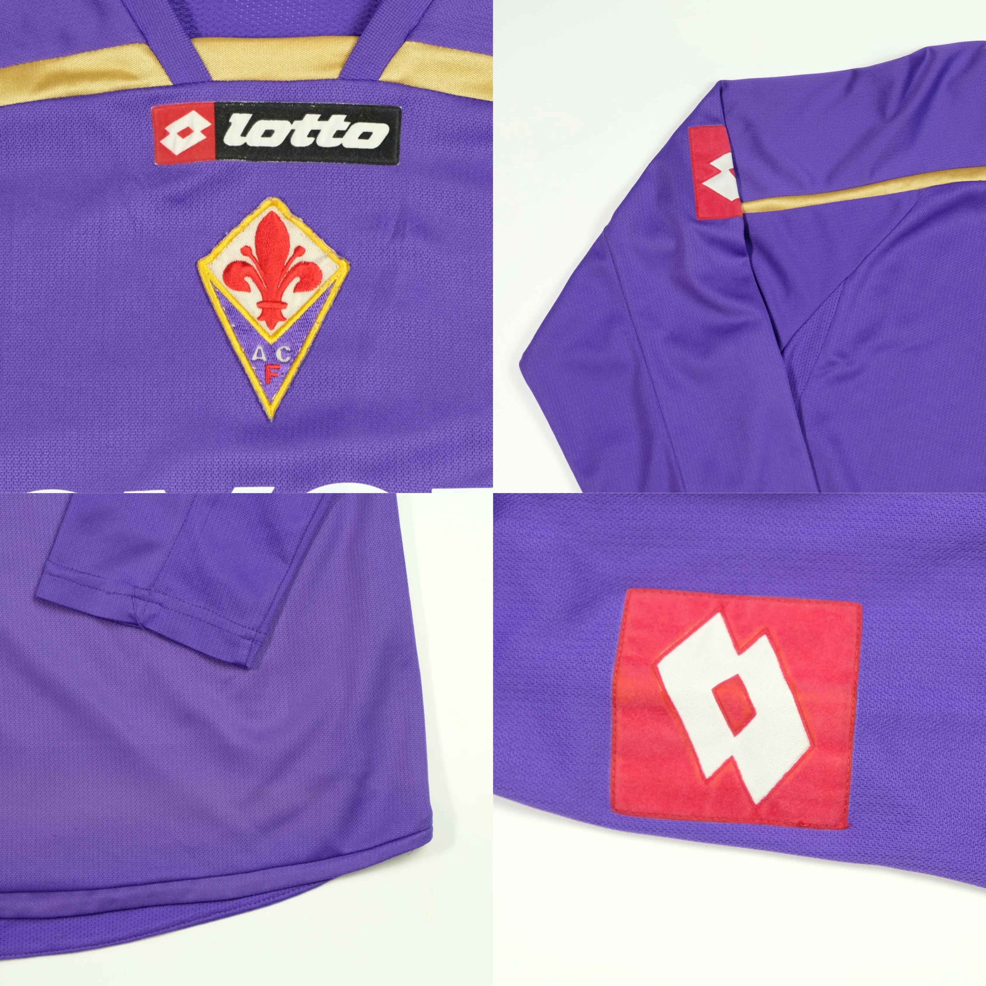 Fiorentina Italy 2009/2010 Original Home Football Shirt Lotto Medium