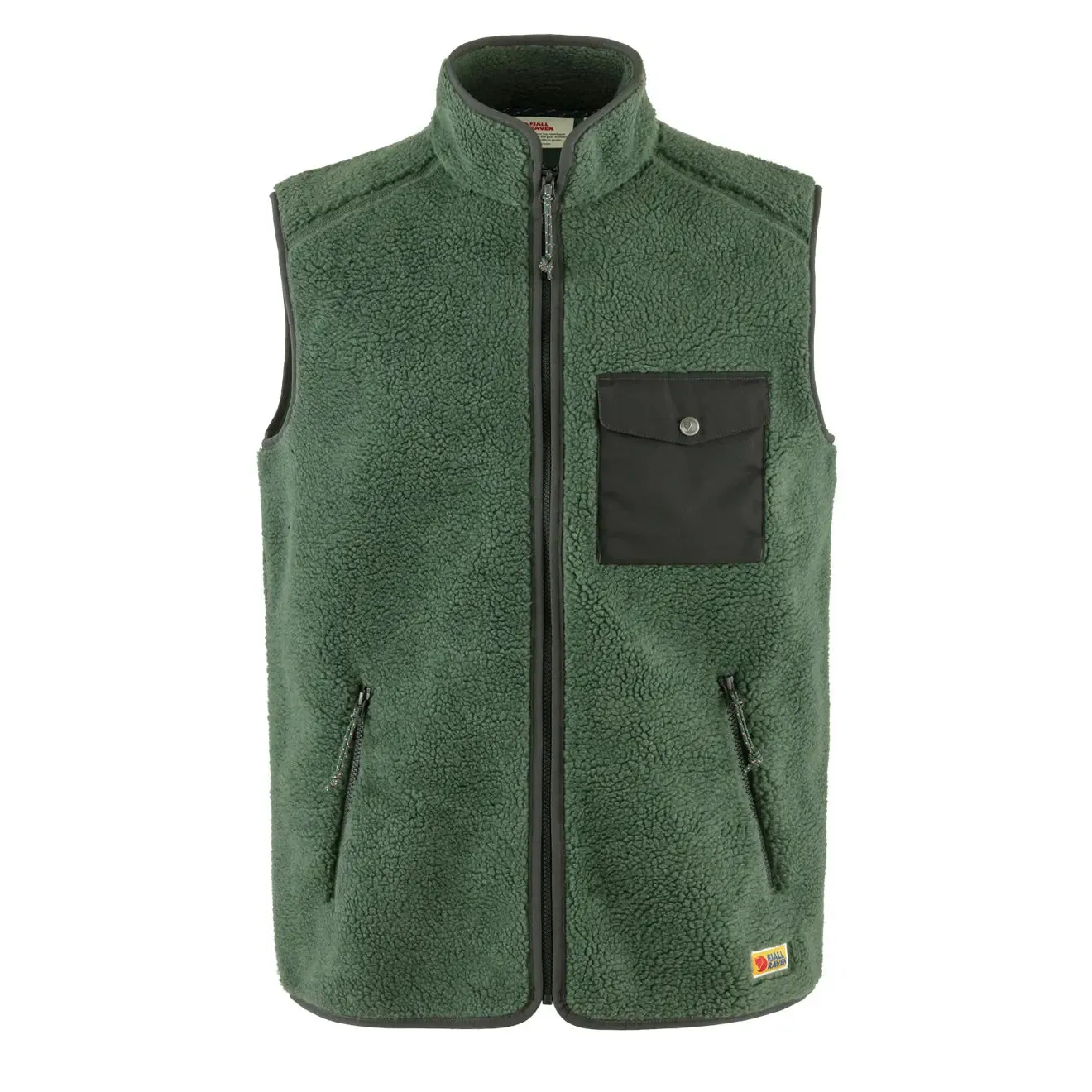 Fjallraven Vardag Pile Fleece Vest Deep Patina / Iron Grey