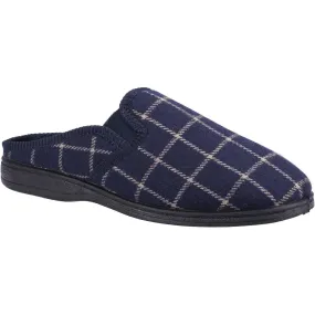 Fleet & Foster Neal Mule Slipper Navy