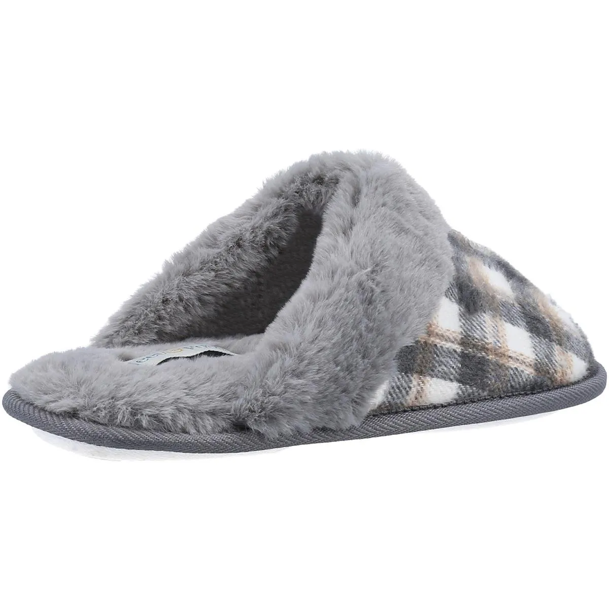 Fleet & Foster Neath Mule Slipper Grey