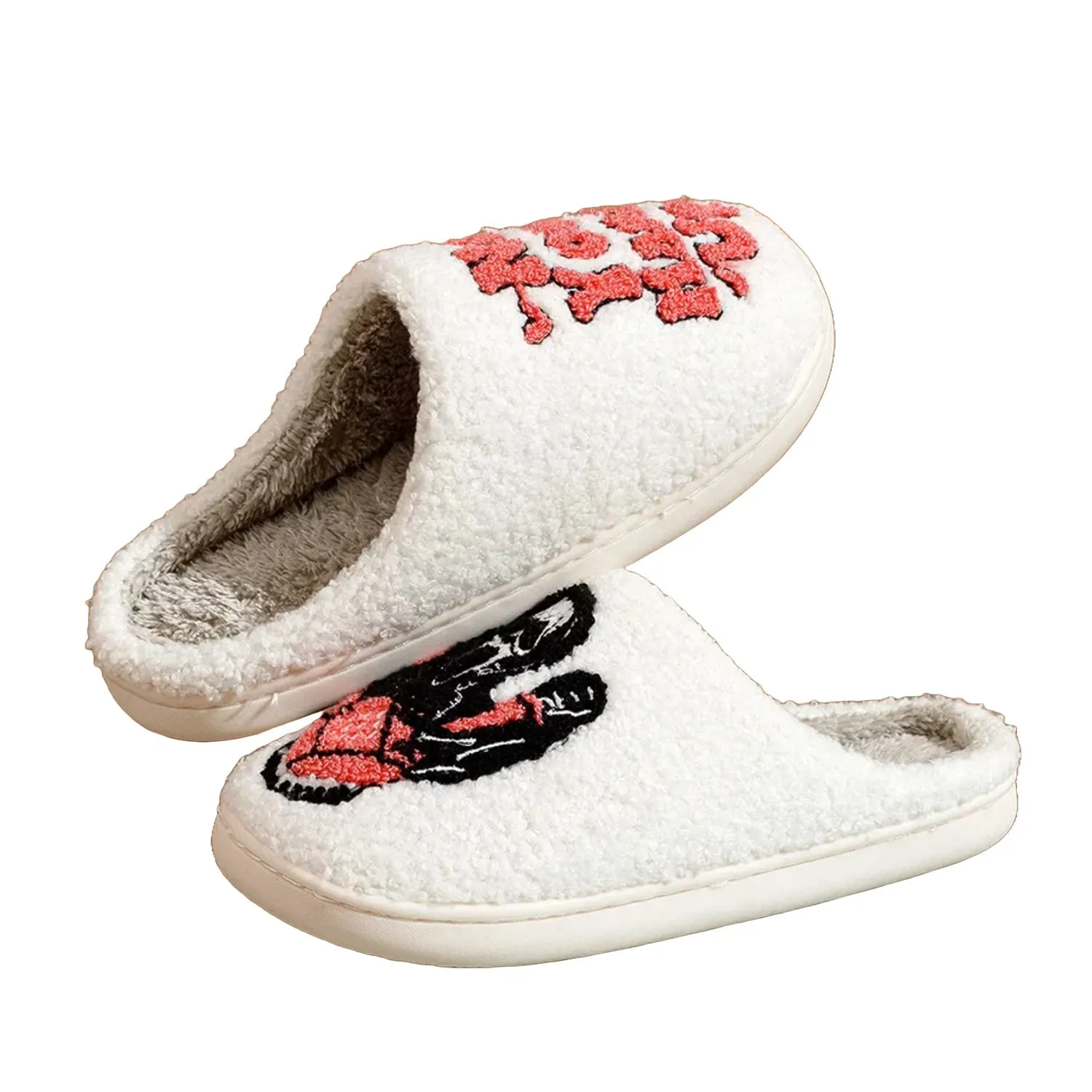 FLOOF 1-800-Scream Slipper in White