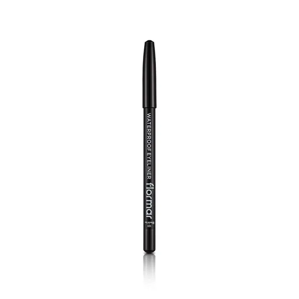 Flormar Waterproof Eyeliner Pencil 101 Black Ice - 1.14 g