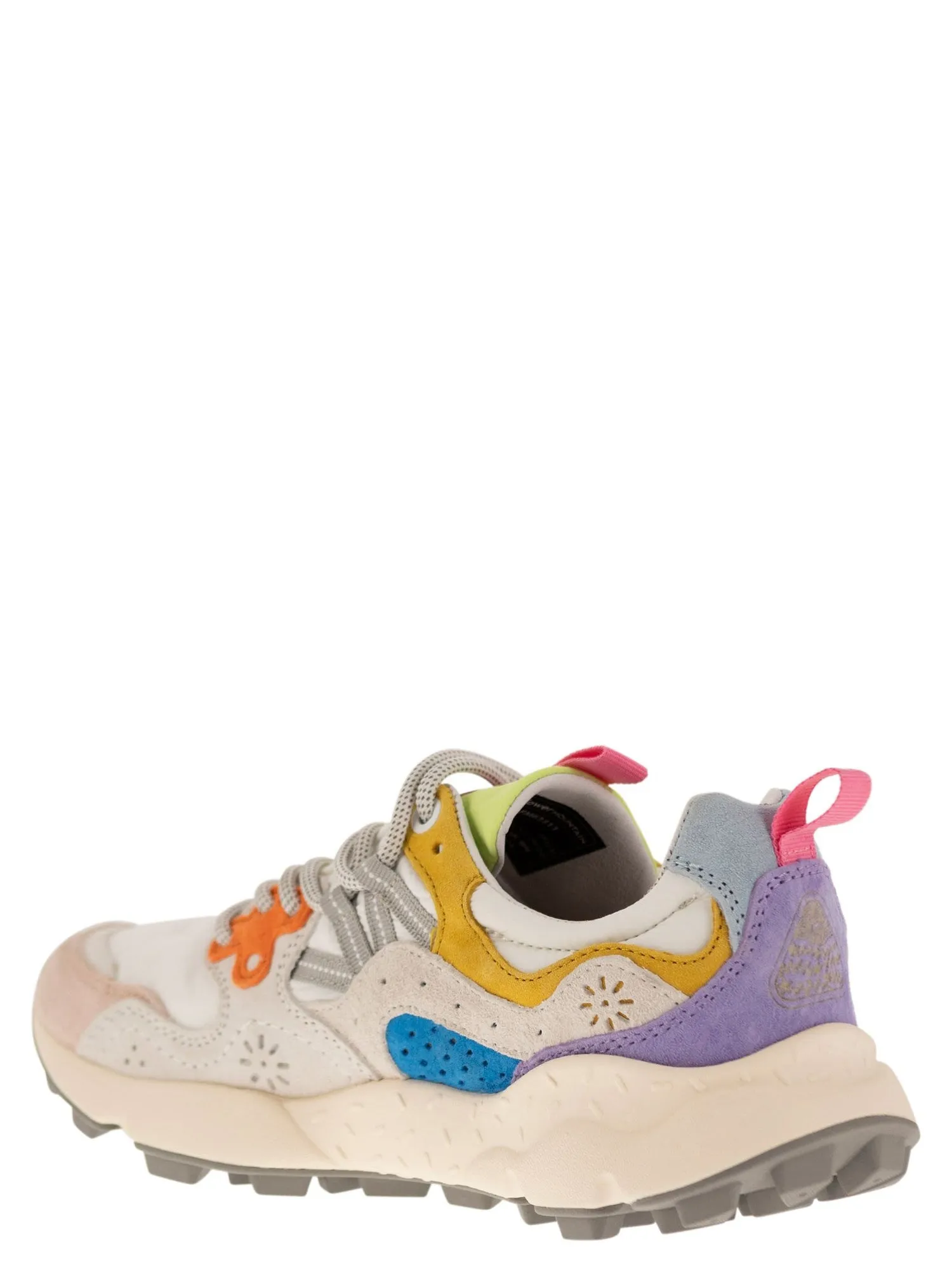 Flower Mountain    Flower Mountain Yamano 3 Sneakers In Suede And Technical Fabric