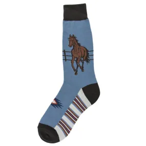 Foot Traffic Men's Horse Socks