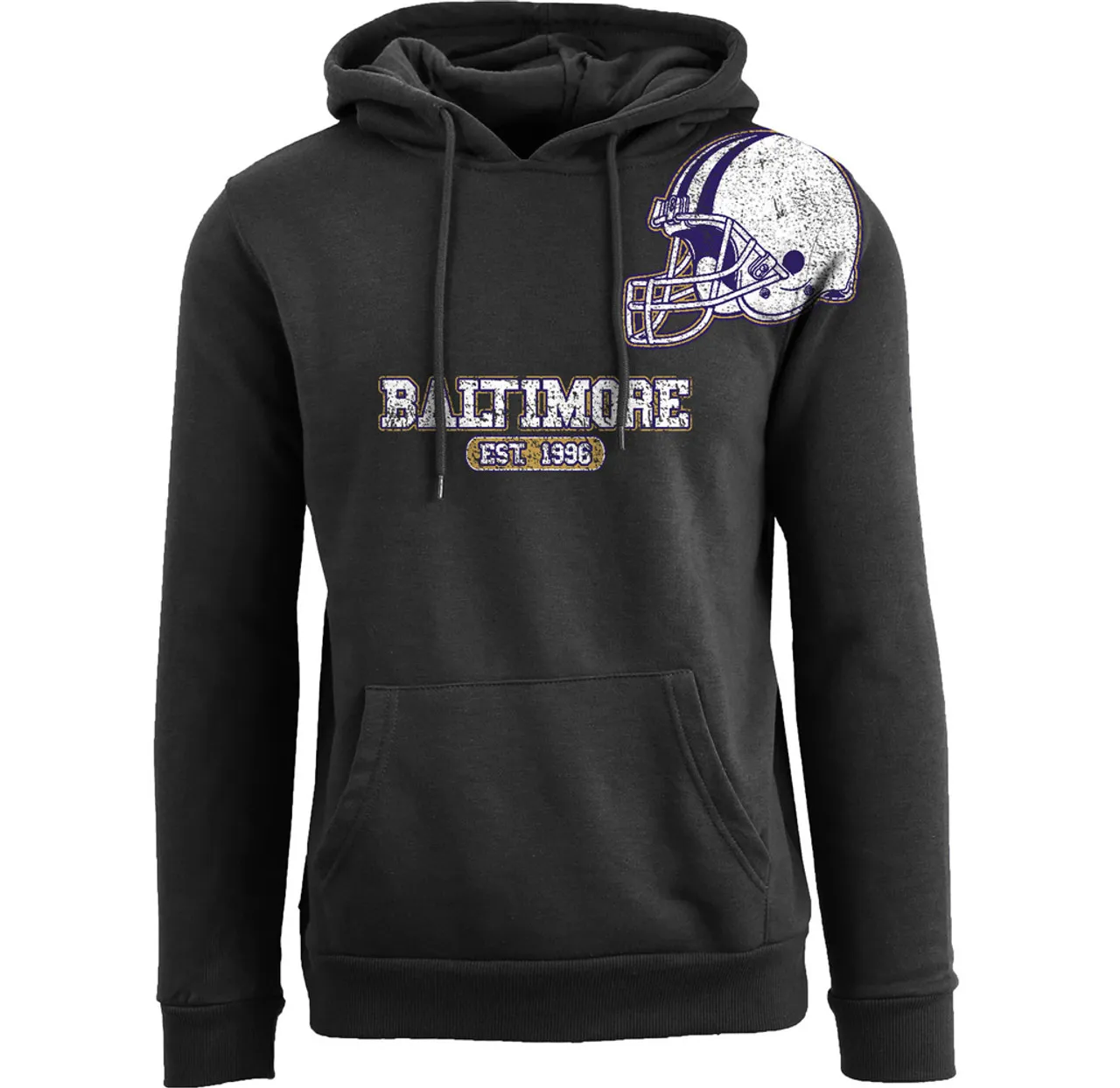 Football Team Helmet Pullover Hoodie