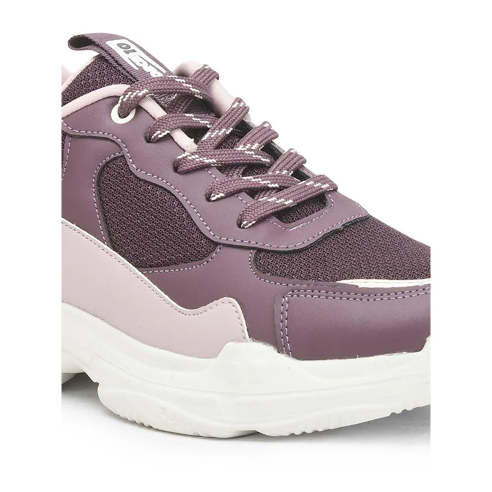 Force 10 Sports Lacing Shoes For Ladies (Purple) KOYO-1E By Liberty