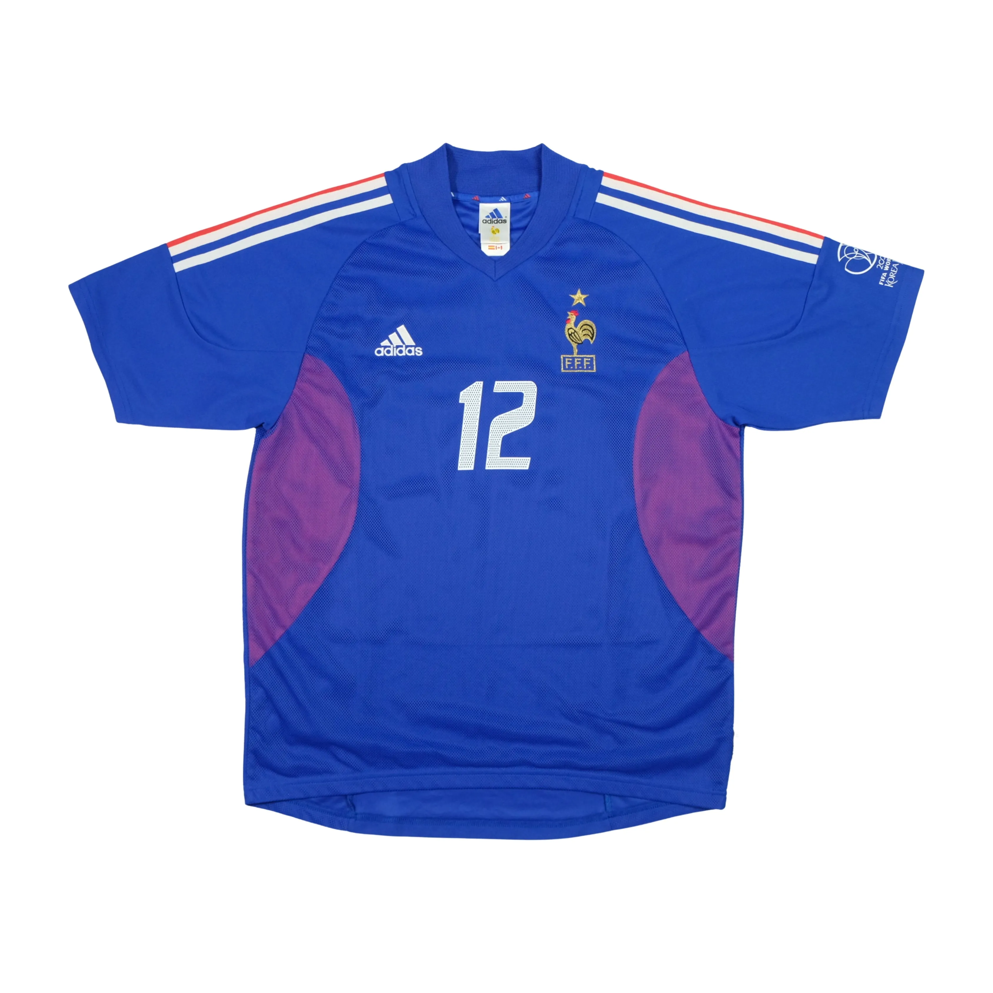 France Original Henry 2002/2004 Adidas Home Football Shirt Large