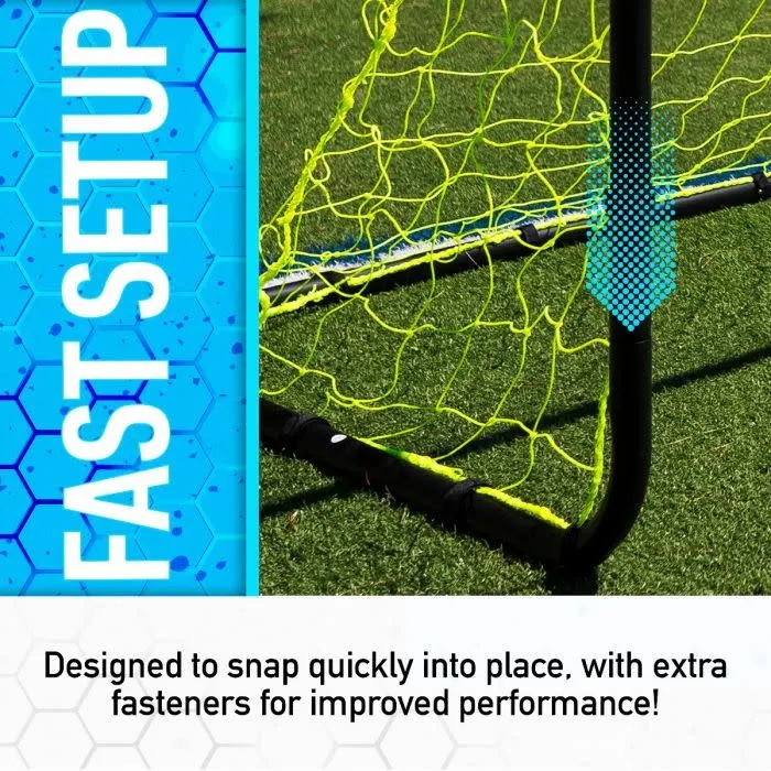 Franklin Competition Black Steel Soccer Goal 4'X6'