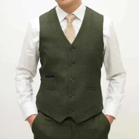 Fratelli Forest Green Waistcoat