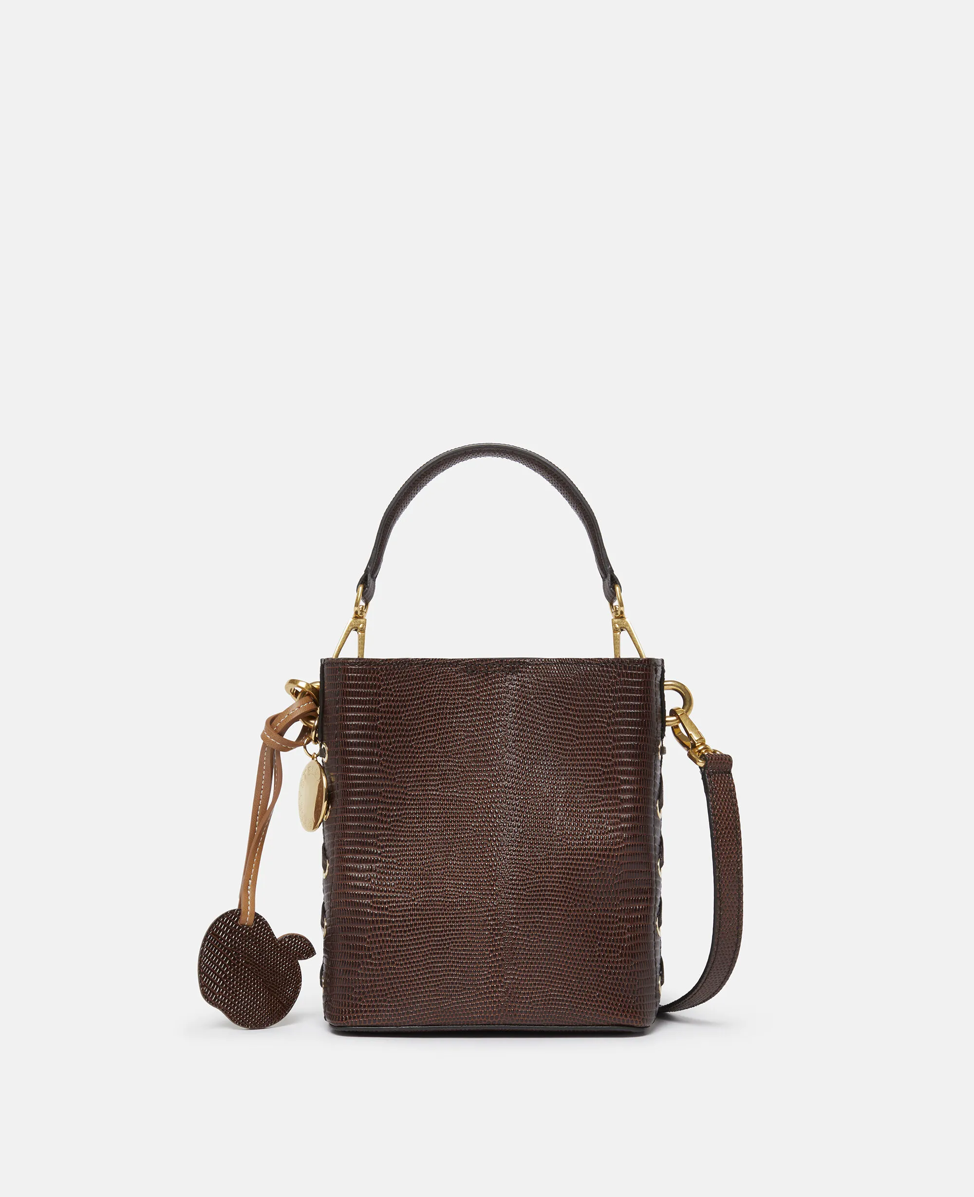 Frayme Scale-Embossed Bucket Bag