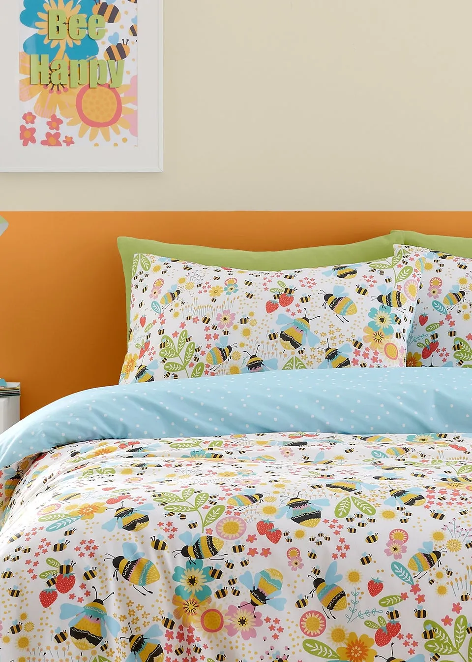 Fusion Buzzy Bee Yellow Duvet Cover Set