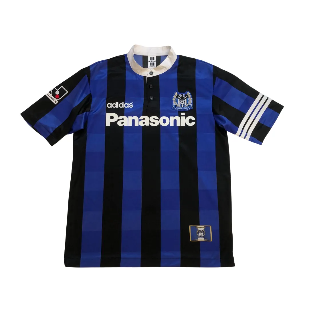 Gamba Osaka Panasonic Adidas 1997/1998 Home J-League Japan Football Shirt Large