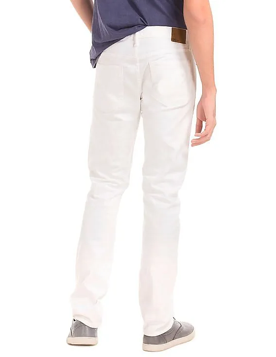 GAP Men White Stretch 1969 Slim Fit Jeans