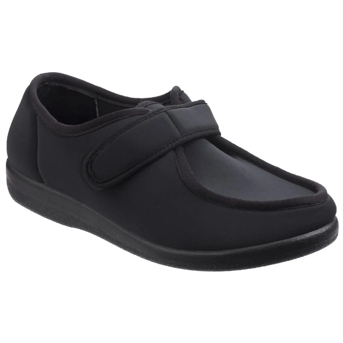 GBS Med Northwick Touch Fastening Slipper Black