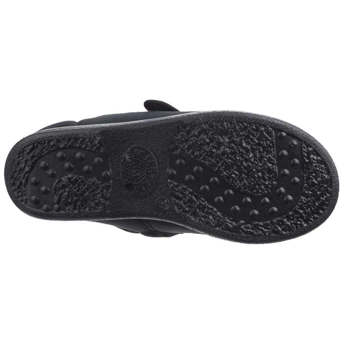 GBS Med Northwick Touch Fastening Slipper Black