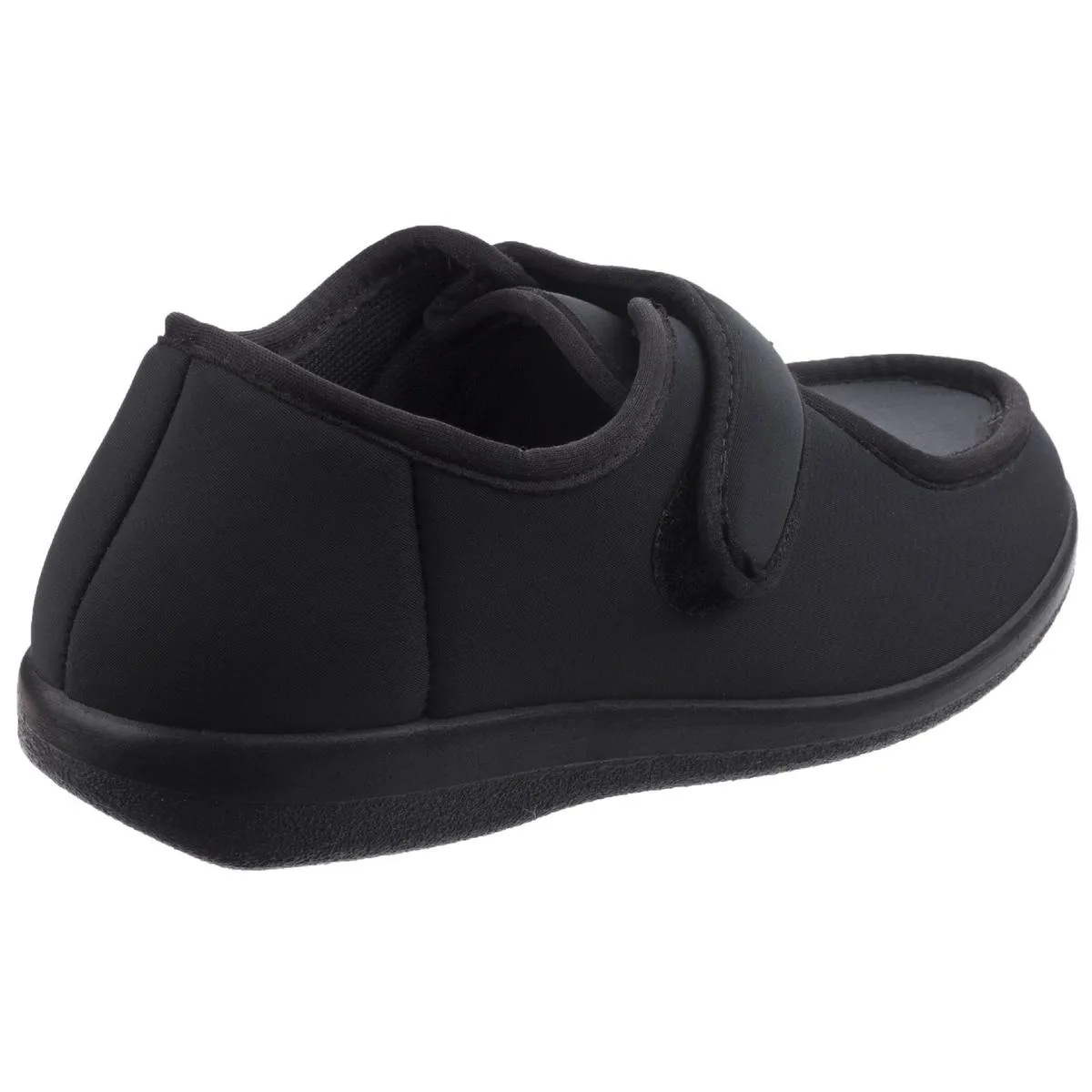 GBS Med Northwick Touch Fastening Slipper Black